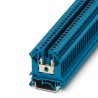 Phoenix Contact UK5 BU Series Feed Through Terminal Block Blue, 0.2 mm² to 4 mm², 1-Level, Screw Connection, 800V 3004090