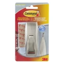 3M Command White Adhesive Hook 2.2 kg Weight Capacity Polyethylene 55mm x 172mm MR03BC