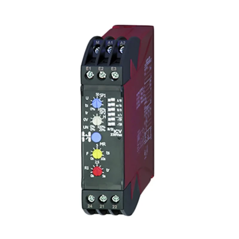 Hiquel Monitoring Relay 1 Phase 0/450 V Monitor Range DPDT Screw Terminal DIN Rail Mount ICV 400Vac