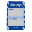 Brady Safety Inspection Tag White on Blue English Language, 20 Per Pack MIC-MTI-GP-BL-20