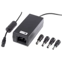 RS PRO 36W 24V dc AC/DC Adapter with C14 Plug and 1.75 x 4.75 x 11 mm Centre Positive Female Coaxial Plug 904-8509
