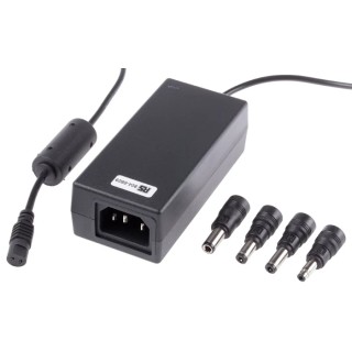 RS PRO 36W 24V dc AC/DC Adapter with C14 Plug and 1.75 x 4.75 x 11 mm Centre Positive Female Coaxial Plug 904-8509