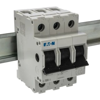 Eaton 3-Pole Surface Mount Isolator Switch 100A, IP40, 240V AC, Screw Terminal IS40 