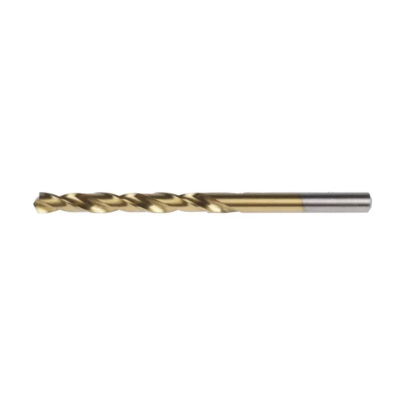 RS PRO HSS Tin Coated Helical Flute Cylindrical Shank Drill Bit 5.7mm Size 93mm Overall Length 57mm Drilling Length 213-275