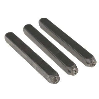 RS PRO 4 mm Character Height 27 Piece Engraving Punch Set Letters A to Z 61mm Length 7mm Width 251-801