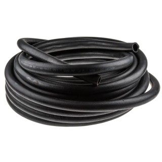 RS PRO Hose Pipe, Black Nitrile Rubber 25 mm ID 36 mm OD, 20 bar Pressure, 25 m Length 914-5531