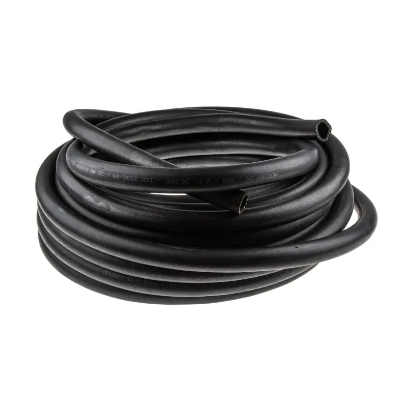 RS PRO Hose Pipe, Black Nitrile Rubber 25 mm ID 36 mm OD, 20 bar Pressure, 25 m Length 914-5531