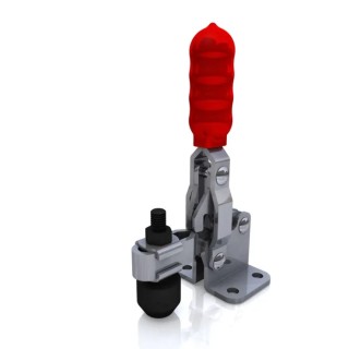 RS PRO Mild Steel Zinc Plated Vertical Toggle Clamp 120° Jaw Opening 75kg Holding Force 254-642