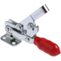 RS PRO Mild Steel Zinc Plated Vertical Toggle Clamp 120° Jaw Opening 75kg Holding Force 254-642