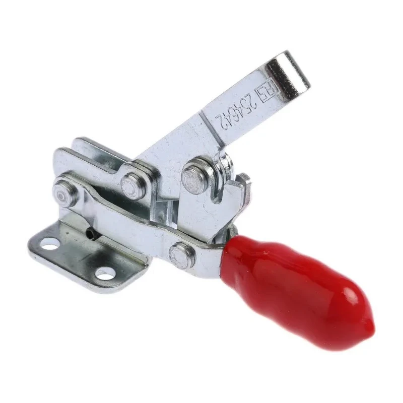 RS PRO Mild Steel Zinc Plated Vertical Toggle Clamp 120° Jaw Opening 75kg Holding Force 254-642