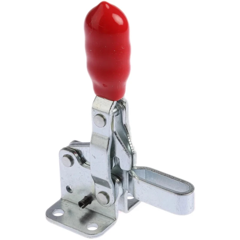 RS PRO Mild Steel Zinc Plated Vertical Toggle Clamp 120° Jaw Opening 75kg Holding Force 254-642