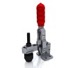 RS PRO Vertical Toggle Clamp Zinc Plated Steel Chrome Finish 150kg Holding Force 95° Jaw Opening 23 mm Depth 254-658