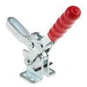 RS PRO Vertical Toggle Clamp Zinc Plated Steel Chrome Finish 150kg Holding Force 95° Jaw Opening 23 mm Depth 254-658