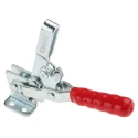 RS PRO Vertical Toggle Clamp Zinc Plated Steel Chrome Finish 150kg Holding Force 95° Jaw Opening 23 mm Depth 254-658