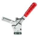 RS PRO Vertical Toggle Clamp Zinc Plated Steel Chrome Finish 150kg Holding Force 95° Jaw Opening 23 mm Depth 254-658
