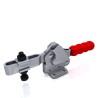 RS PRO Horizontal Handle Toggle Clamp Zinc Plated Mild Steel 250kg Holding Force 94° Jaw Opening 254-923