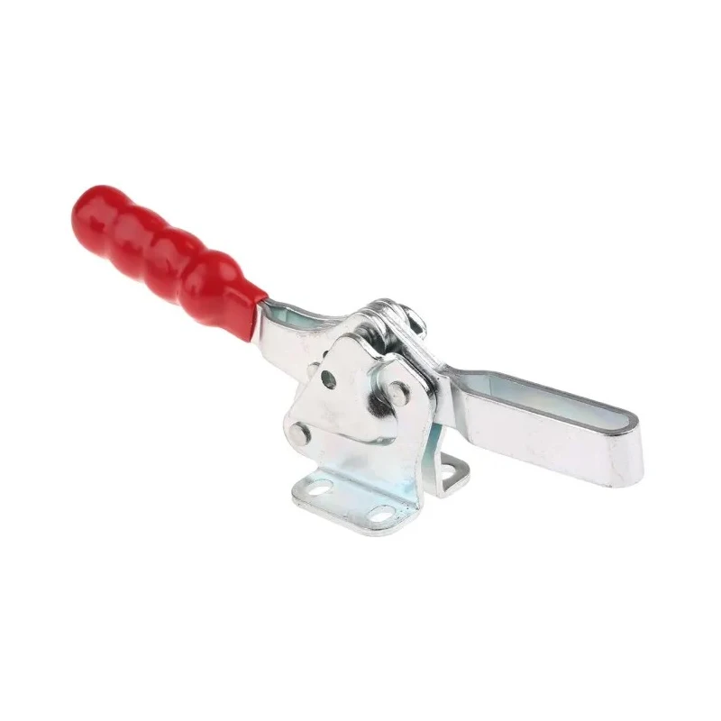 RS PRO Horizontal Handle Toggle Clamp Zinc Plated Mild Steel 250kg Holding Force 94° Jaw Opening 254-923