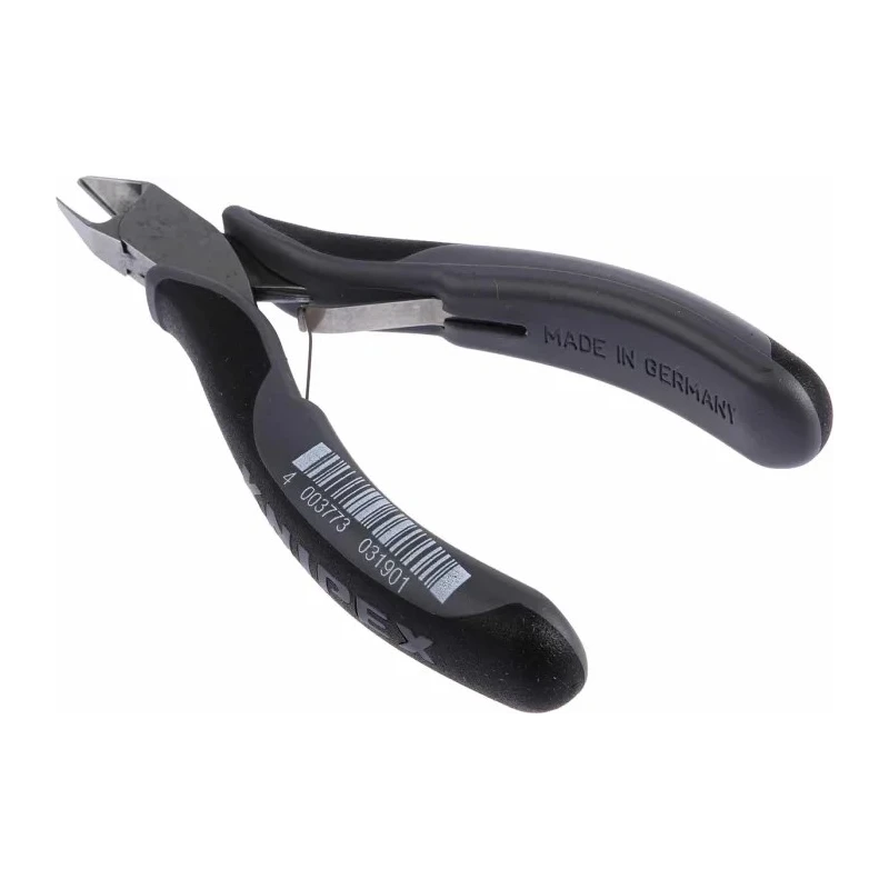 Knipex Side Cutter 115mm ESD Safe Diagonal Cutter Without Bevel Steel Jaw Plastic Grip Bi-Metal Handle 77 42 115 ESDRS