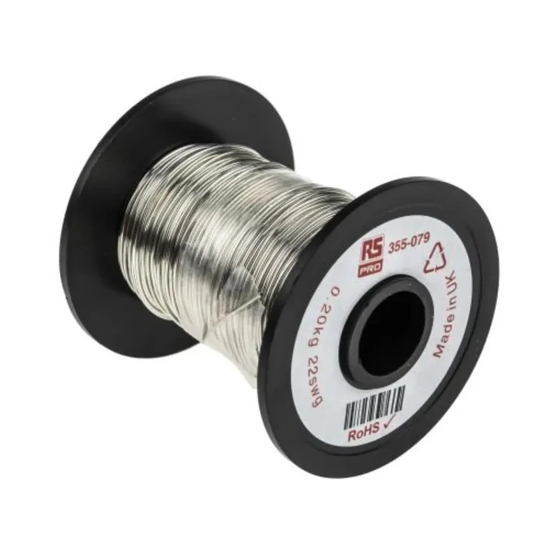 RS PRO 0.71 mm OD Tin Finished Copper Wire 50.9 m Reel 355-079