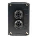 Schneider Electric Push Button Control Station Polycarbonate Enclosure, Green Red, 22mm Cutout, Spring Return XALD214