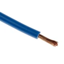 RS PRO 2491X Series Blue Hook Up Wire, 18 AWG, 24/0.2 mm Core Strands, 100 m Length, Polyvinyl Chloride Insulation 361-658