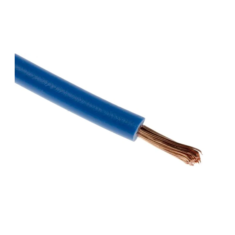 RS PRO 2491X Series Blue Hook Up Wire, 18 AWG, 24/0.2 mm Core Strands, 100 m Length, Polyvinyl Chloride Insulation 361-658