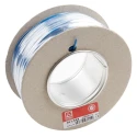 RS PRO 2491X Series Blue Hook Up Wire, 18 AWG, 24/0.2 mm Core Strands, 100 m Length, Polyvinyl Chloride Insulation 361-658