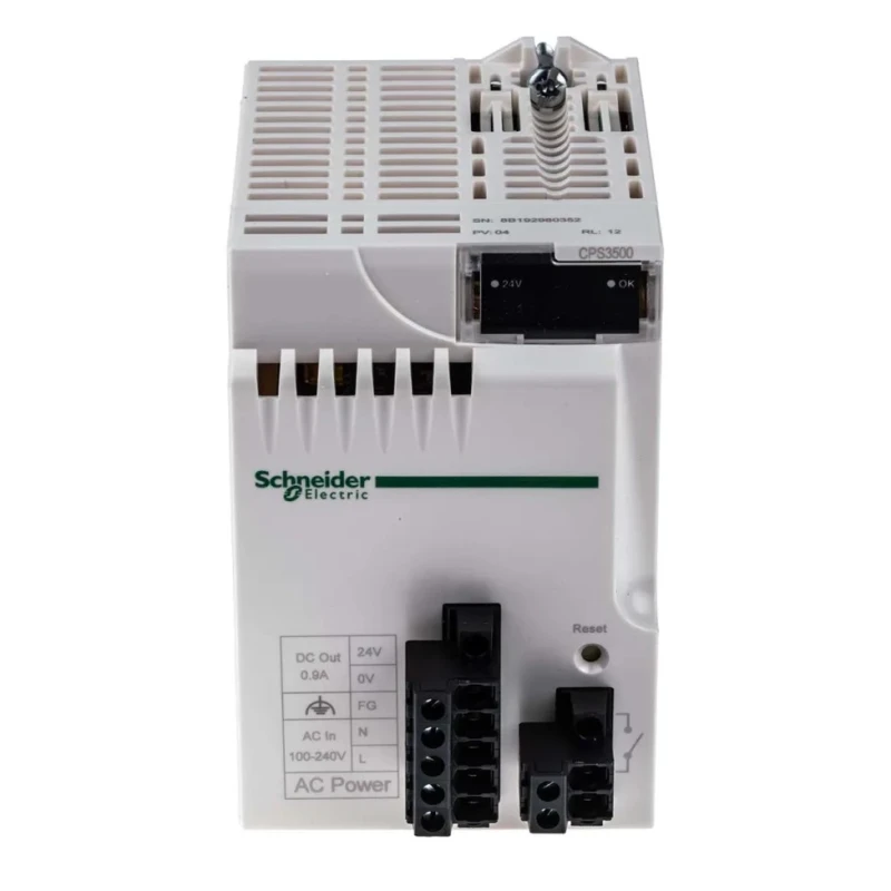 Schneider Electric Modicon X80 Series PLC Power Supply 4.5A Output, IP20, Max Operating Temp 60°C BMXCPS3500