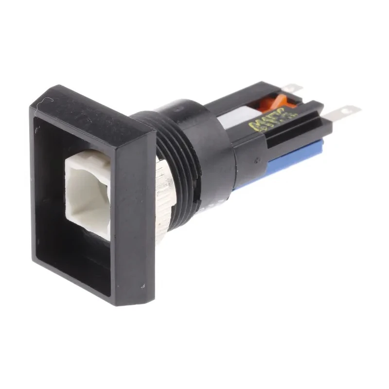 Saia-Burgess Illuminated Momentary Push Button Switch Panel Mount 16 mm Cutout SPDT IP67 250V ac 501000-601
