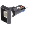 Saia-Burgess Illuminated Momentary Push Button Switch Panel Mount 16 mm Cutout SPDT IP67 250V ac 501000-601