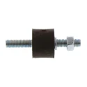 FIBET M6 x 18 mm Anti-Vibration Mount Male to Male Bobbin, Natural Rubber, 20 mm OD, 51 mm Height, 15.9 daN 2015VV18-35