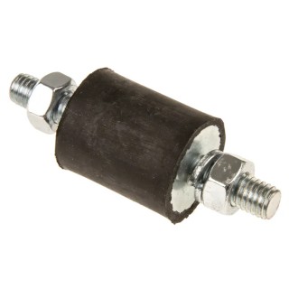 FIBET M8 x 20 mm Anti-Vibration Mount Male to Male Bobbin Natural Rubber 18 daN Compression 25 mm OD 70 mm H 2530VV20-35