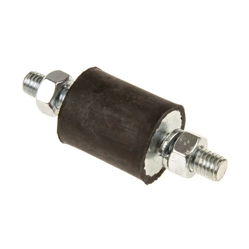 FIBET M8 x 20 mm Anti-Vibration Mount Male to Male Bobbin Natural Rubber 18 daN Compression 25 mm OD 70 mm H 2530VV20-35