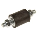 FIBET M8 x 20 mm Anti-Vibration Mount Male to Male Bobbin Natural Rubber 18 daN Compression 25 mm OD 70 mm H 2530VV20-35