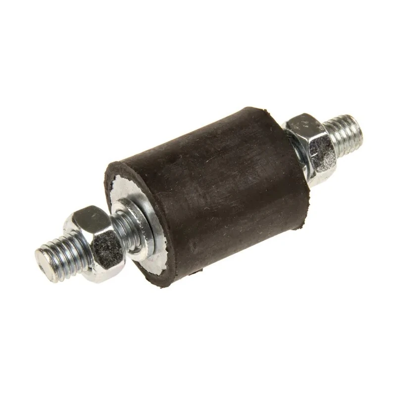 FIBET M8 x 20 mm Anti-Vibration Mount Male to Male Bobbin Natural Rubber 18 daN Compression 25 mm OD 70 mm H 2530VV20-35