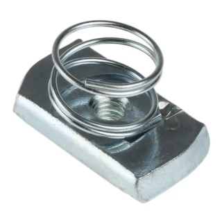 Unistrut Zinc Plated Steel Channel Nut with Spring M6 P 4006 M6