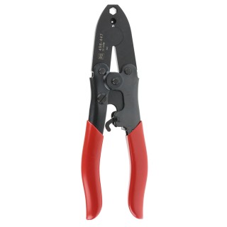 RS PRO Crimp Tool for BNC and UHF Connectors 220mm Adjustable Ratchet 75Ω 456-447