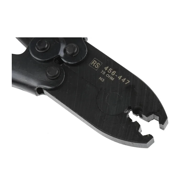 RS PRO Crimp Tool for BNC and UHF Connectors 220mm Adjustable Ratchet 75Ω 456-447