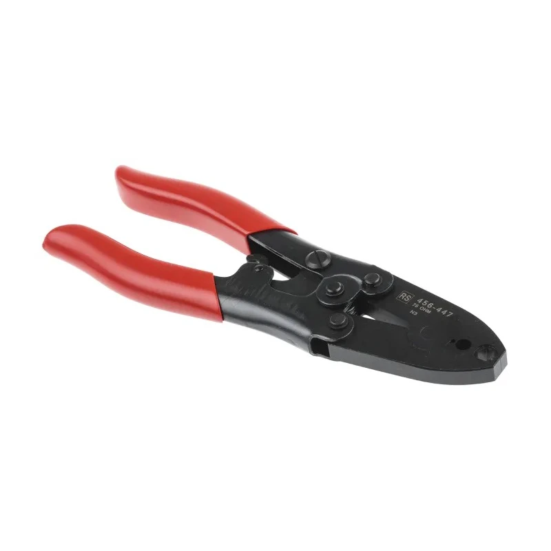 RS PRO Crimp Tool for BNC and UHF Connectors 220mm Adjustable Ratchet 75Ω 456-447
