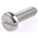 RS PRO Slot Pan Stainless Steel Machine Screw 20 mm M6 189-535