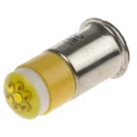 RS PRO Yellow Indicator Lamp Multichip, 24V dc, 6 mm Diameter 209-995