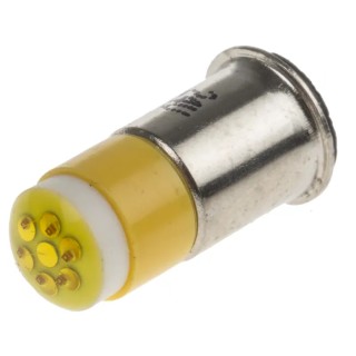 RS PRO Yellow Indicator Lamp Multichip, 24V dc, 6 mm Diameter 209-995