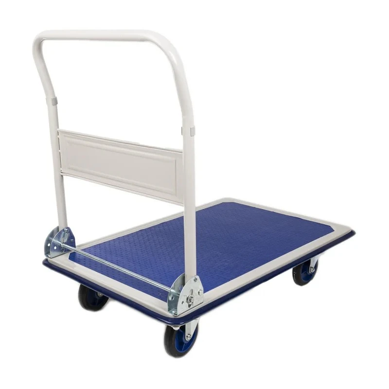 RS PRO Foldable Flatbed Steel Platform Trolley 300 kg Load, 870mm Length, 608mm Width, 870mm Height 251-946