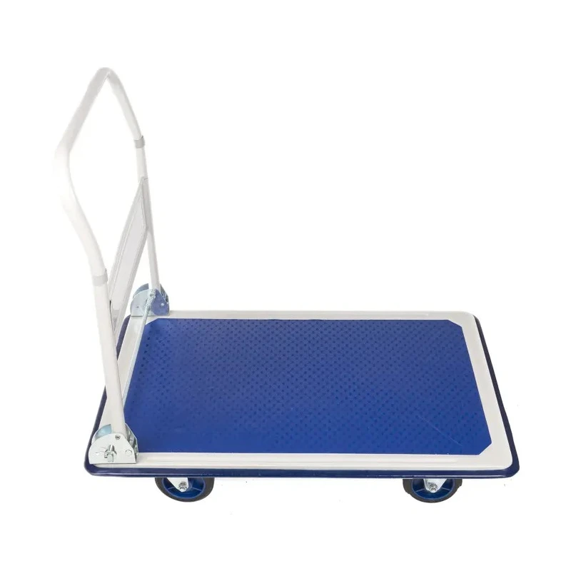 RS PRO Foldable Flatbed Steel Platform Trolley 300 kg Load, 870mm Length, 608mm Width, 870mm Height 251-946