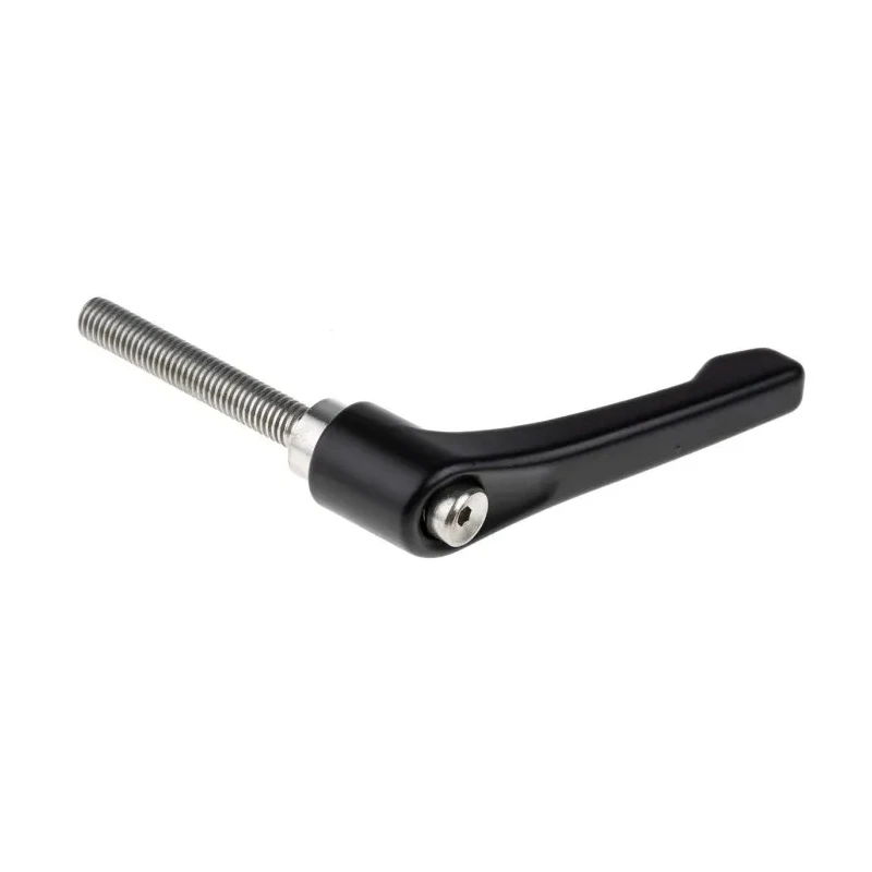 RS PRO Clamping Lever Thread Size M8 x 50 mm Die Cast Zinc Handle Stainless Steel Shaft 65mm Length 478-090