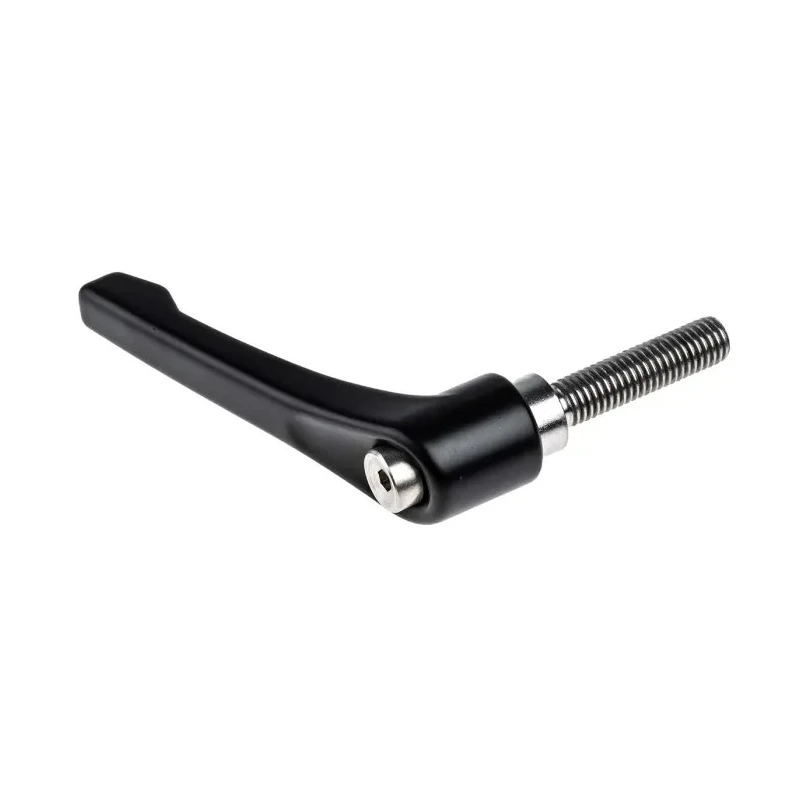 RS PRO Stainless Steel Clamping Lever M10 x 40 mm Die Cast Zinc Handle Black 78mm Length 478-282