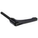RS PRO Steel Clamping Lever M8 x 50 mm, Die Cast Zinc Handle with Steel Shaft 478-254