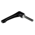 RS PRO Stainless Steel Clamping Lever M10 x 40 mm Die Cast Zinc Handle Black 78mm Length 478-282