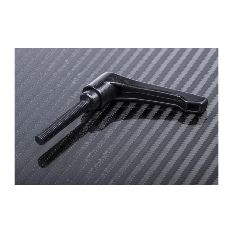 RS PRO Steel Clamping Lever M8 x 50 mm, Die Cast Zinc Handle with Steel Shaft 478-254