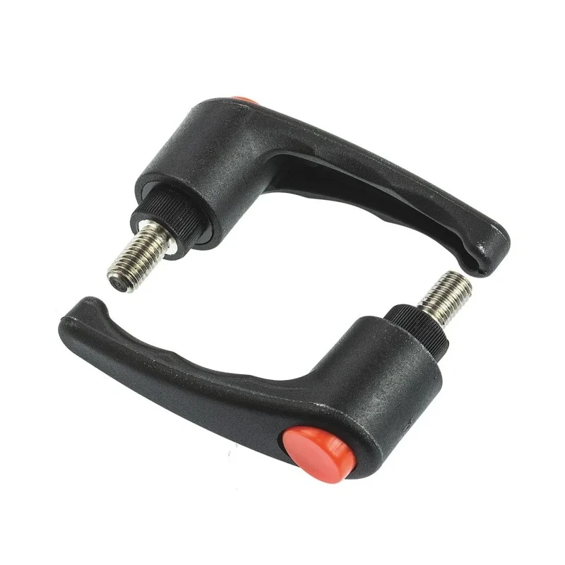 RS PRO Clamping Lever M8 x 15 mm Fibreglass Reinforced Nylon Handle Stainless Steel Shaft 65mm Length 478-804